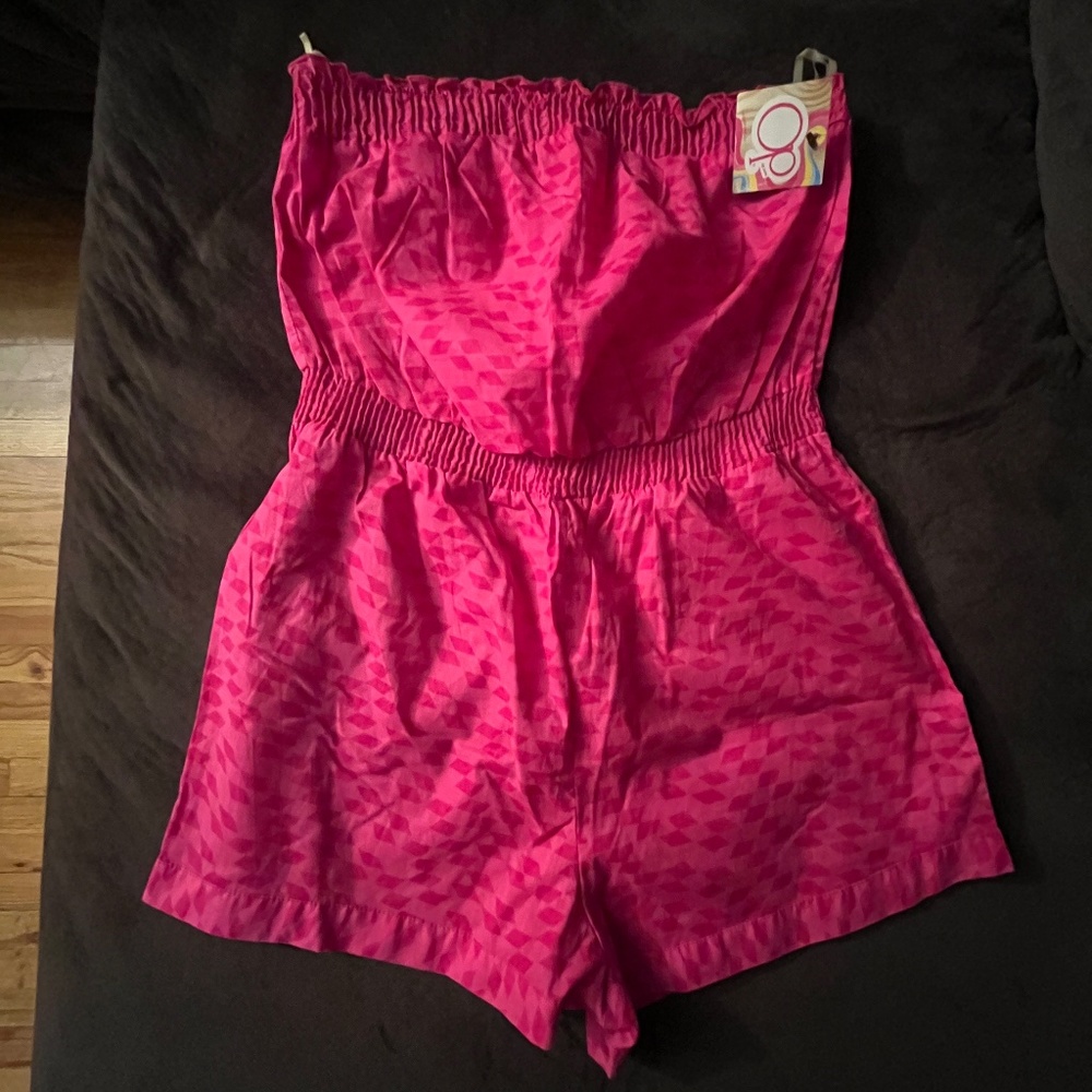 Fuchsia Pink  OP.Com Romper
